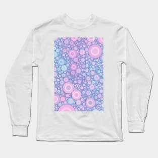 Pastel Jaw Breaker Abstract Polka Dots Pattern Long Sleeve T-Shirt